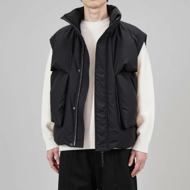 FIVE PLUS立领加厚立体剪裁羽绒马甲 2SM333024E