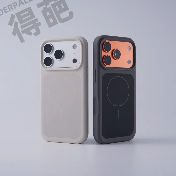 得葩圆润亲肤液态硅胶苹果17promax磁吸手机壳iphone17防摔保护套