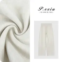 PanYiXiu/潘依绣醋酸-羊毛加厚弧线松紧弯刀裤休闲裤 WH00275