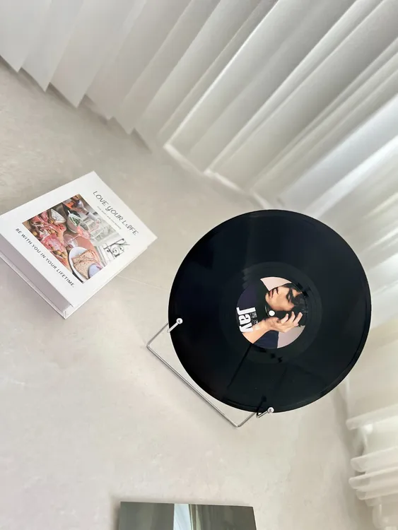 Jay唱片摆件家居酒柜餐厅背景墙装饰品生日礼物摆件装饰仿真黑胶