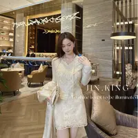 【JIN_KING】女装高奢时尚背心无袖马甲夏季女长袖上衣J0037