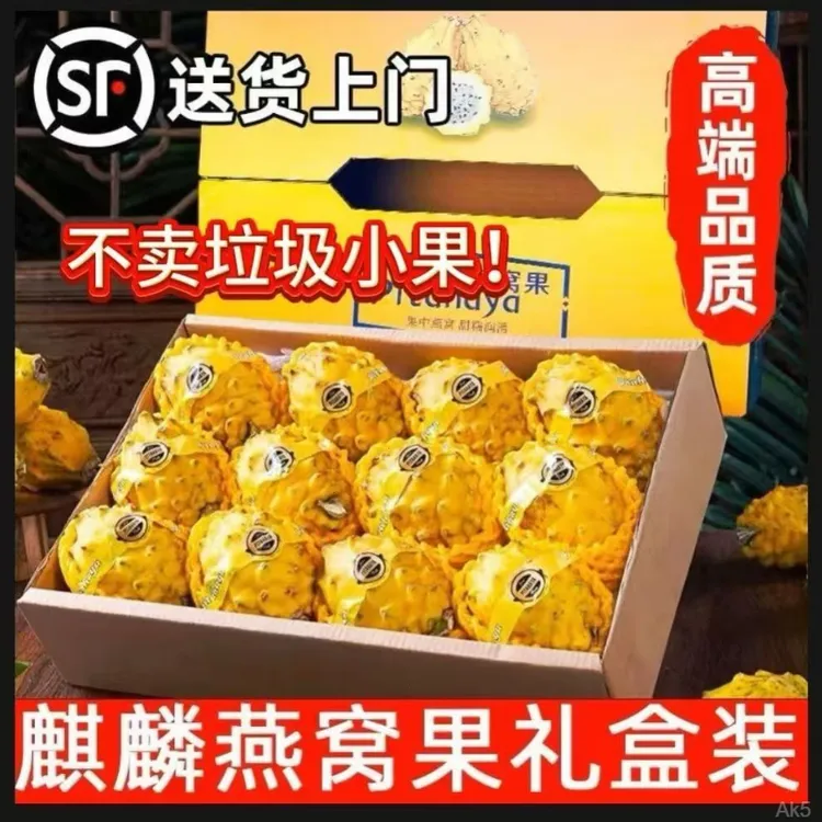 顺丰包邮海南燕窝果新鲜果麒麟果黄皮燕窝果海南特产顺丰包邮