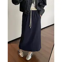 闰熙4-简约半身裙后开叉日常#2019