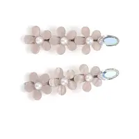 【阿敲】A1922~一对装甜美花朵鸭嘴夹发夹气质百搭刘海夹-麦穗头饰