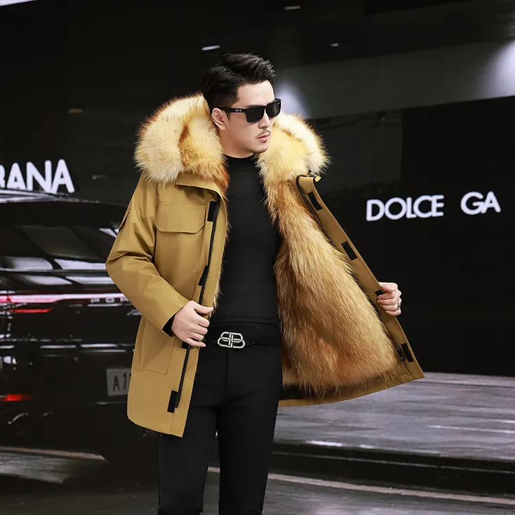 派克服外套男款爆款海宁新款2025中长款内胆可拆卸加厚休闲秋冬装