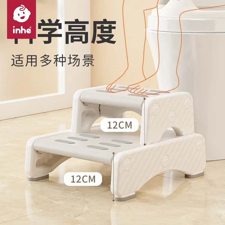 英禾儿童踩脚凳马桶凳脚踏防滑增高洗漱台厕所踩脚神器宝宝浴室凳