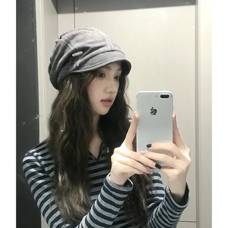 狗狗公园 | 复古水洗棉布冷帽遮脸渔夫帽韩系街头休闲百搭堆堆帽