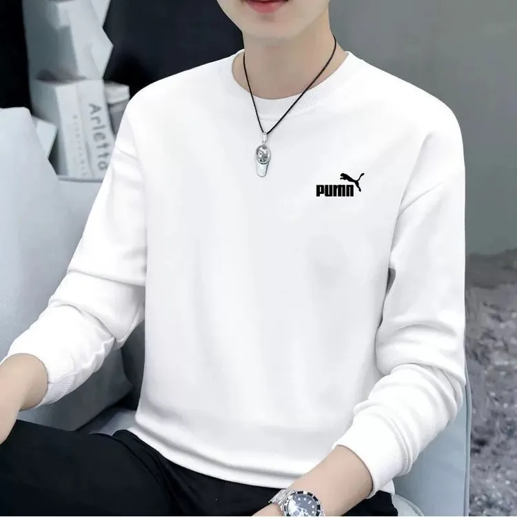 一折专区男士卫衣秋季棉质运动透气印花宽松百搭圆领情侣半袖上衣