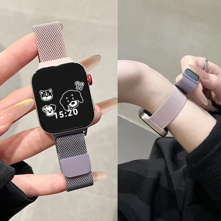 适用华为fit4表带新款Fit4pro米兰尼斯Fit3手表渐变时尚女透气男
