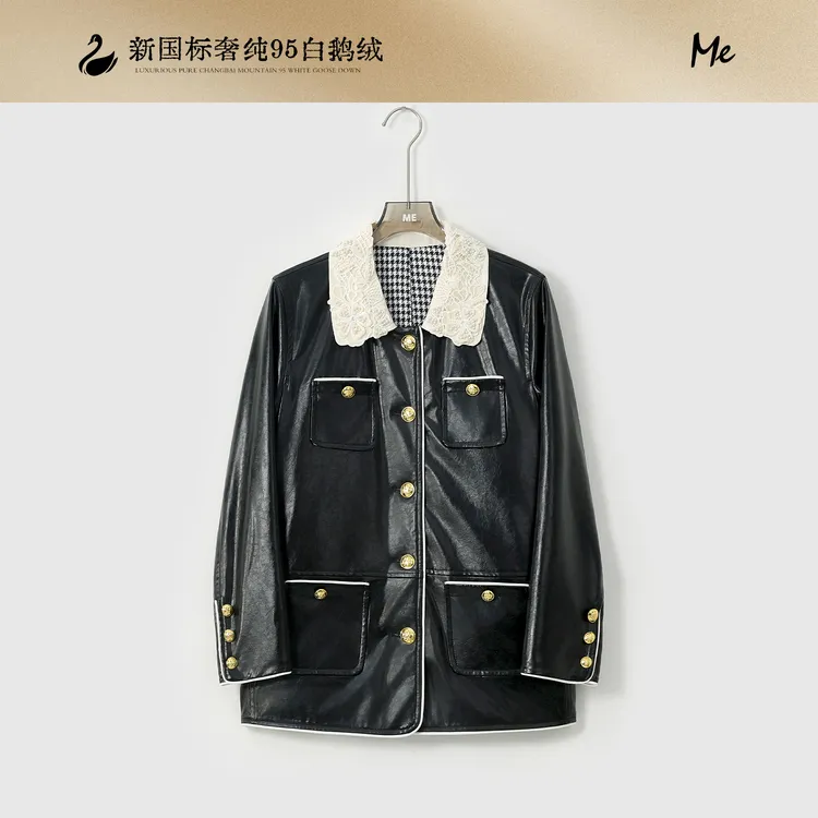 ME【香奶奶巴黎千金95鹅绒服】白鹅绒千金一手长羽绒服MESA4044