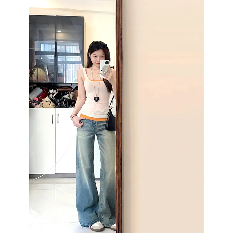 吊带背心女夏季酷飒风女装高级感美式辣妹气质显瘦叠穿无袖上衣