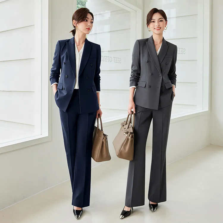 芭妃娅西装套装女春秋工作服正式场合时尚西服职业正装面试公务员