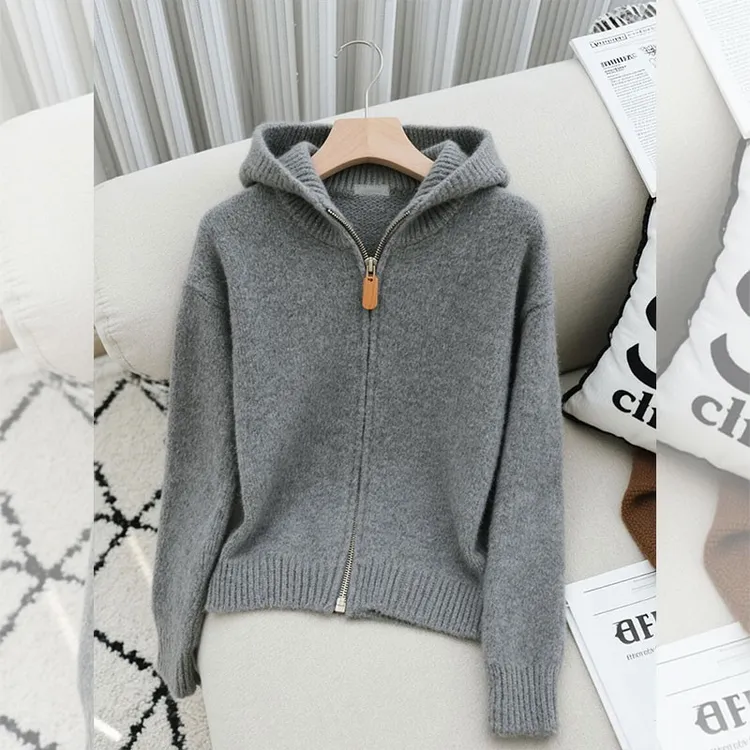 秋冬新款气质轻熟风针织衫毛衣开衫外套女洋气减龄上衣设计感衣服