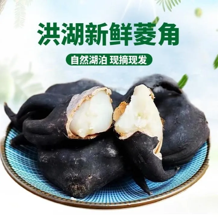 湖北特色水生蔬菜洪湖新鲜老菱角粉糯香甜现摘现发1斤3斤5斤装