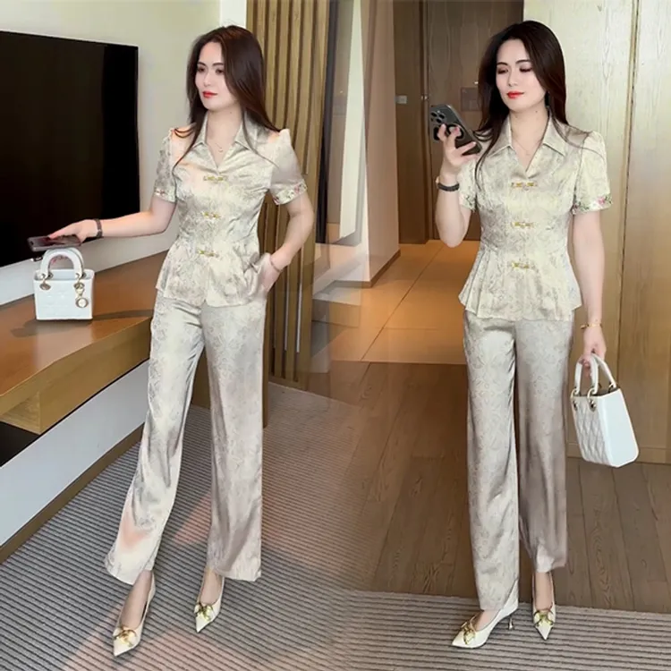 2025新款夏季新款时尚穿搭气质洋气收腰显瘦不挑人短袖套装