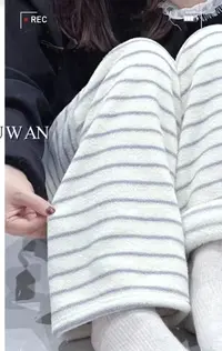 9242雪丽绒睡裤休闲裤秋冬季保暖裤