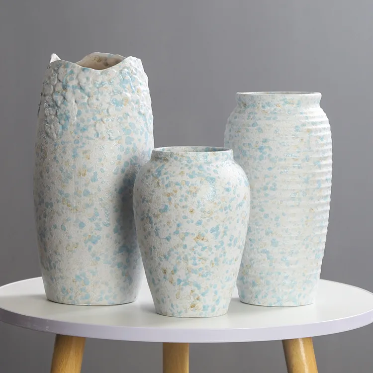 无孔水培器皿客厅插花陶瓷花瓶摆件高颜值家用水养鲜花餐桌装饰品