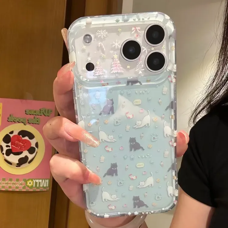 苹果小猫适用苹果iphone17/16软壳OPPO荣耀华为小米vivo手机