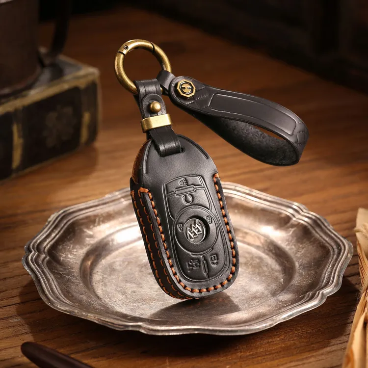 新款【别克】钥匙套别克GL8君威君越昂科威英朗汽车钥匙包壳真皮男