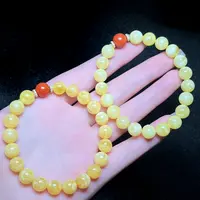 【云上好物】20 DS84807-蜜蜡单圈手串—多样性发一件-8mm（JG）