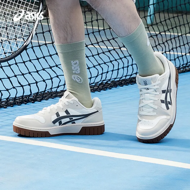 ASICS亚瑟士休闲板鞋COURT MZ 2.0情侣板鞋虎爪复古潮流休闲鞋