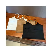 LYKKE【多色柔塑】长款美背吊带 一体修身无痕带胸垫抹胸 - D1000