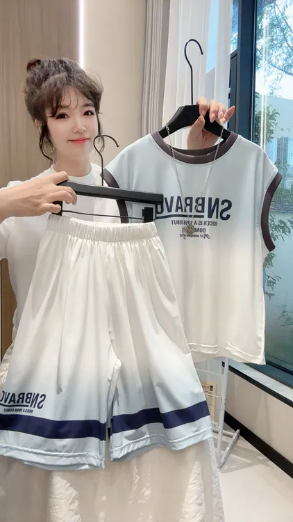 【冰感套装】触身即凉男童中大童篮球服背心短裤两件套凉快透气外穿