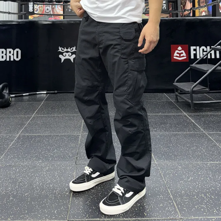 【YX2】男士弹力战术风长裤美式耐磨防划工装徒步登山长裤百搭简约