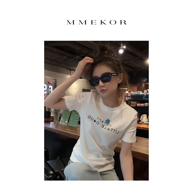 MMEKOR“快乐夏天”T恤 2025新款活力常青藤百搭短袖 89696
