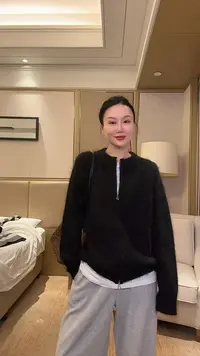 【那尚新品】秋冬新款高品质超级马海毛工艺针织开衫