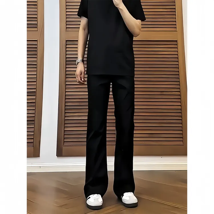 SANKO小个子2021M版型TR混纺面料直筒微喇版型高级感休闲西裤百搭