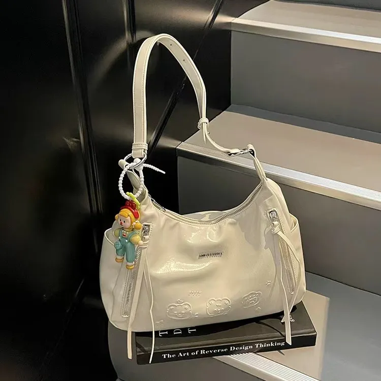 Aimitu2026新款流行百搭洋气韩系大容量简约百搭单肩斜挎托特包