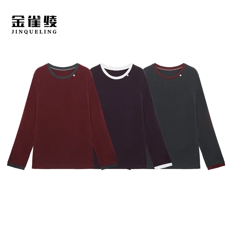 金雀绫【云朵衫】时尚简约设计师款复古加宽加大T恤SZA3SW731