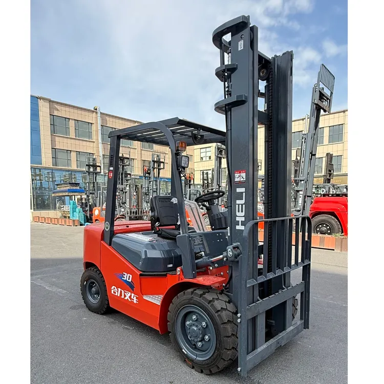 全新合力3吨座驾式柴油手动挡二级升高4.25米搬运车（质保一年）