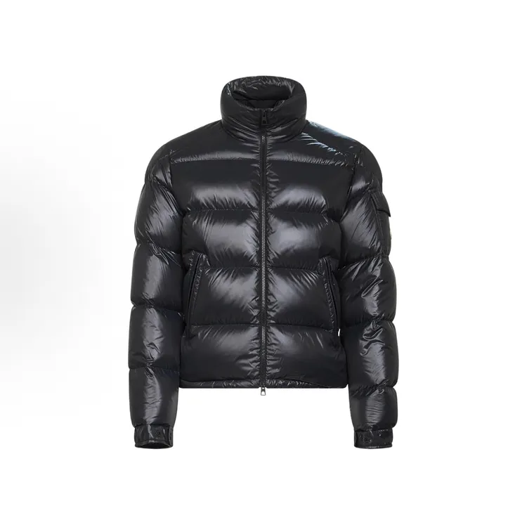 未使用 MONCLER 盟可睐Levitha 黑色男款短款羽绒服