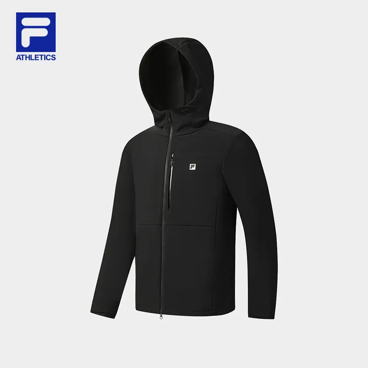 Fila/斐乐男士【加绒保暖】秋季新款舒适户外连帽外套A51M541705F