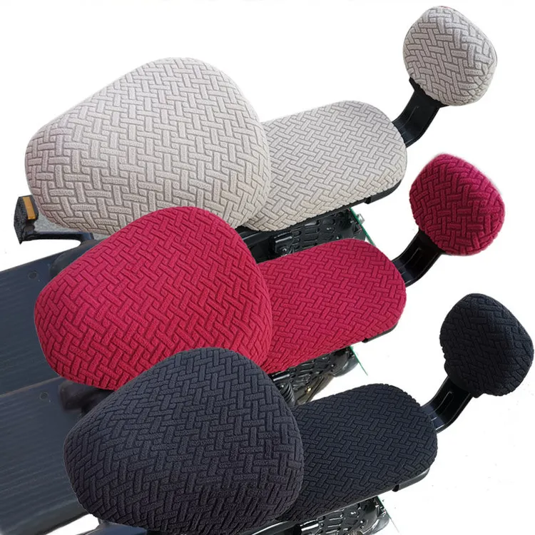 耐磨电动车坐垫电动车坐垫套加厚防晒保暖通用四季提花绒高弹透气