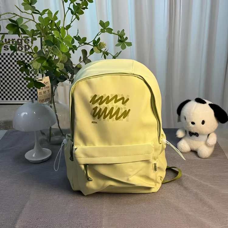 ins简约日系休闲通勤旅行高级大容量初高中大学高颜值百搭双肩包 