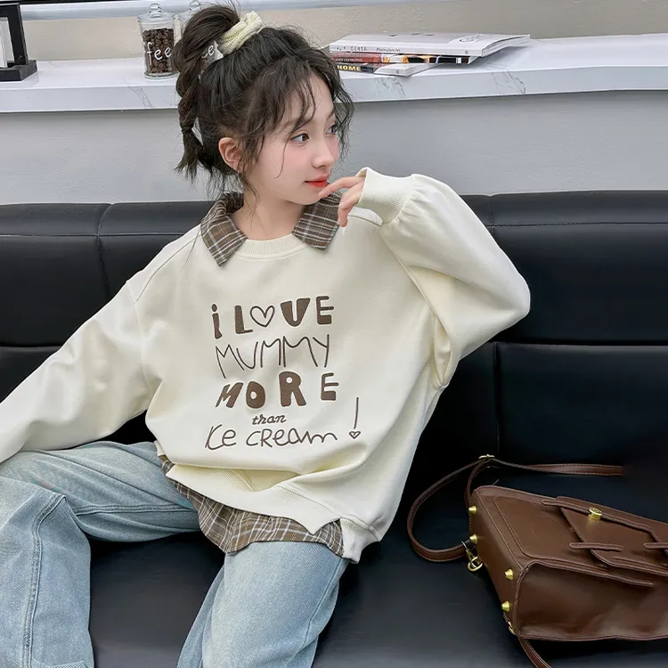 儿童装女童秋装卫衣春秋款2025新款洋气套装大童女孩秋季两件套潮