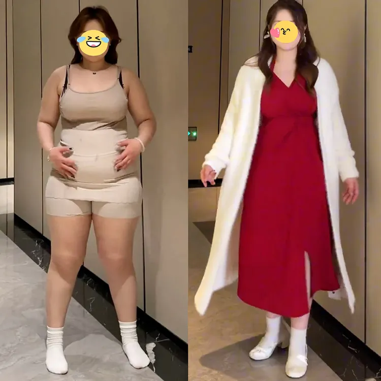 红色挂脖吊带连衣裙子女2025年时尚新款早秋法式御姐穿搭长裙套装