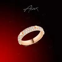 AIAX 镀K金时尚首饰2025新款轻奢星星戒指首饰女款TSS7956