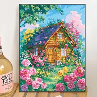 【特惠多色纯画布】高还原高品质diy数字油画丙烯手工填充装饰画