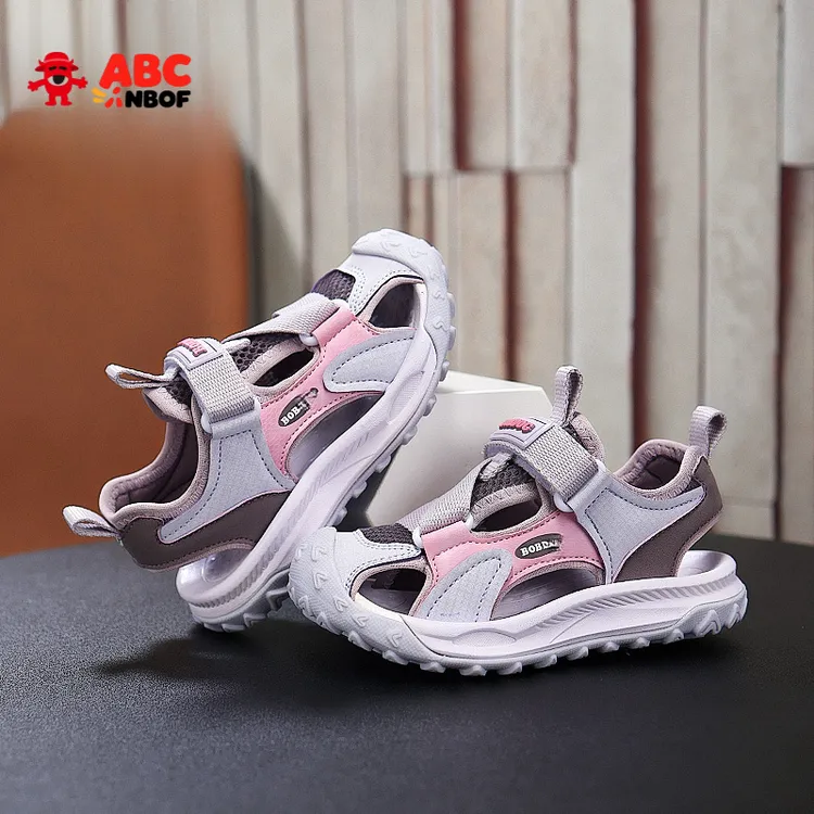 ABC NBOF女童凉鞋夏6-12新款女童包头沙滩鞋百搭软底防滑公主凉鞋