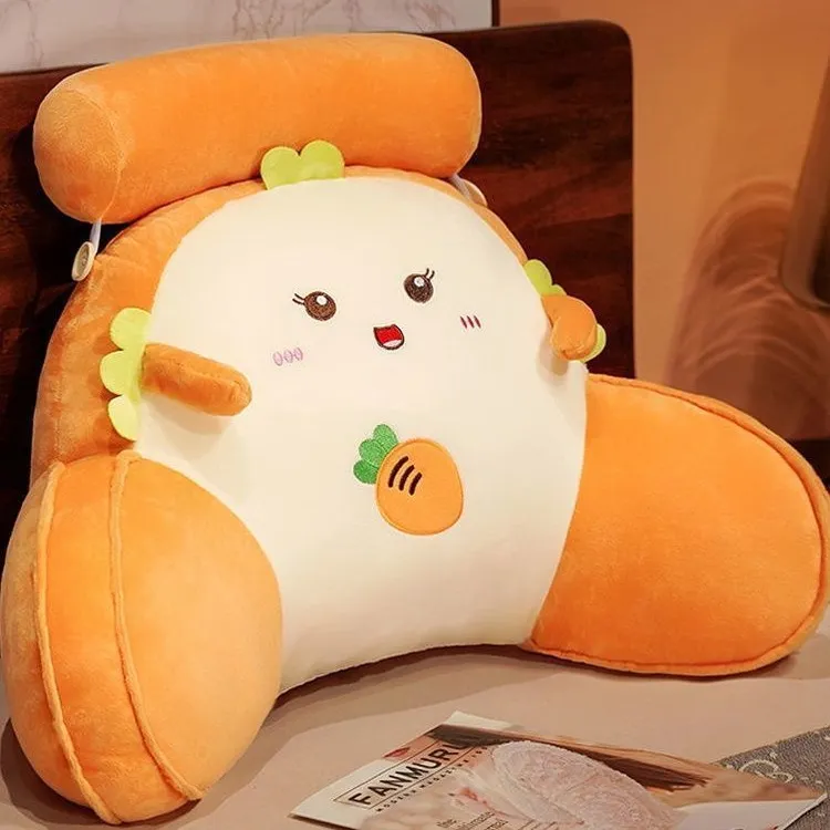 床头软包大靠垫靠枕靠背沙发宿舍榻榻米枕头学生看书靠床上护腰LW