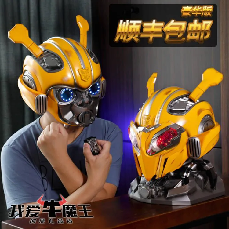 Killerbody正版1:1大黄蜂头盔手臂手炮 真人可穿戴中英文语音控制