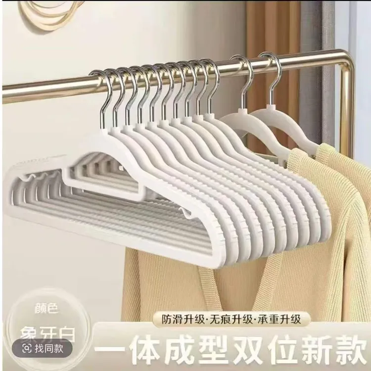 衣架防滑加粗款无痕家用衣挂可旋转多功能宽肩塑料干湿两用 商品图