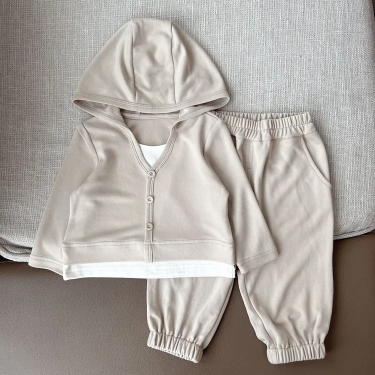 【雅赛尔假两件套装  小洛妈咪】婴儿装男女童春季新品宝宝B28