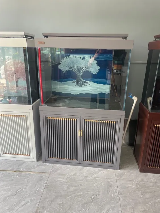 新款铝合金超白鱼缸，新中式各种尺寸颜色可以定制