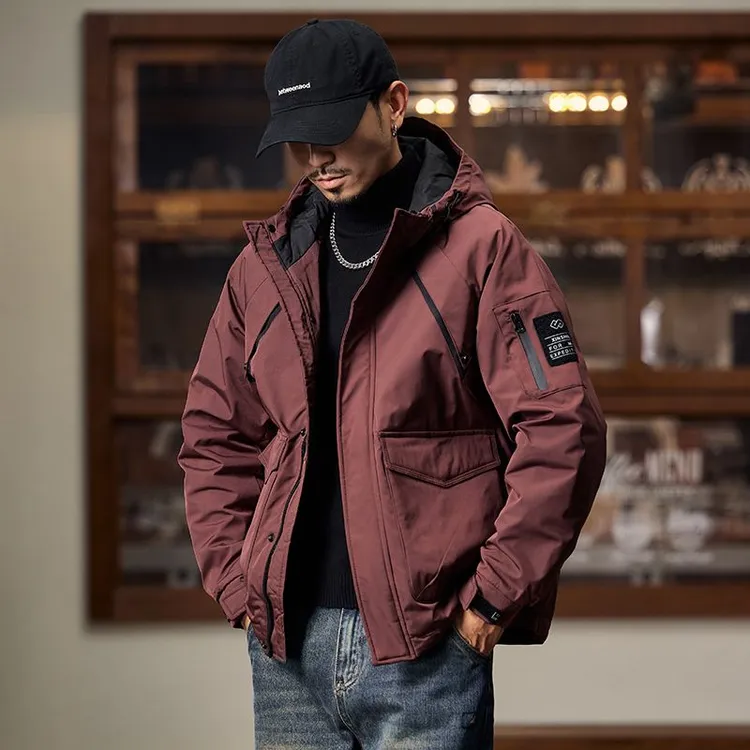 常规/加棉可选-男女同款4色机能风情侣户外工装连帽外套登山夹克