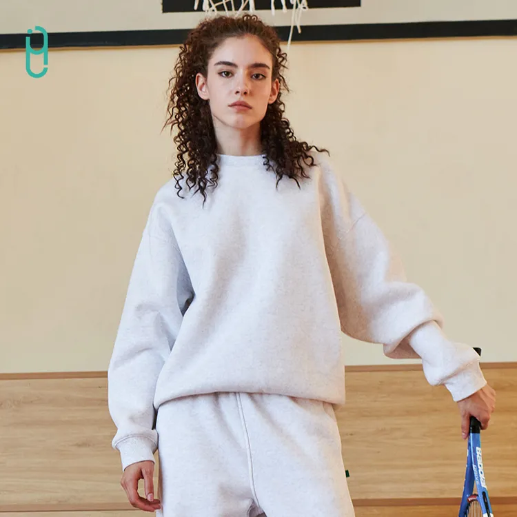 YLI暖皮卫衣秋冬御寒保暖城市运动风时尚卫衣纯色简约套头打底衫